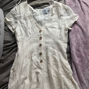 Princess Polly linen t shirt romper